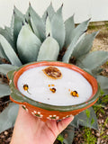 Vela de vainilla helada | Sansera Puerquito Mexicana Hecha a Mano | Vela Perfumada | Cera de Soja