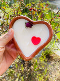 Love Spell Candle Heart Shape