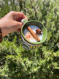 Vela de horchata mexicana hecha a mano | Vela Espiga Jarrito Ponchero | Vela Perfumada | Cera de soja