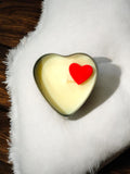Hide Message Heart Candle | Secret Letter Beads Phrase Silver Heart Aromatic Candle | I Love You Scented Candle | Soy Wax