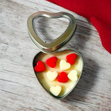 Little Hearts Candle |  Mini Shaped Hearts Aromatic Candle | Valentine's Day Scented Candle | Soy Wax