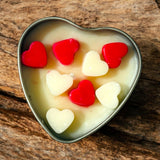 Little Hearts Candle |  Mini Shaped Hearts Aromatic Candle | Valentine's Day Scented Candle | Soy Wax