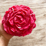 Giant Red Rose Candle | Huge Aromatic Rose  | Large Red Roses Scented Candle
