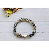 Cross Bracelet with Stones - OkayMujer Boutique
