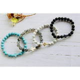 Cross Bracelet with Stones - OkayMujer Boutique