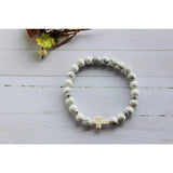 Cross Bracelet with Stones - OkayMujer Boutique