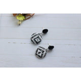 Geometric Circle Earrings - OkayMujer Boutique