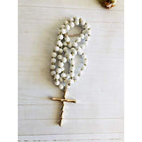 Beautiful Beaded Cross Necklace - Necklaces