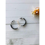 black seeds earrings