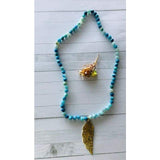 blue necklace 