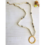 dalmatian stone necklace