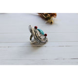 Turquoise Stone Ring - OkayMujer Boutique
